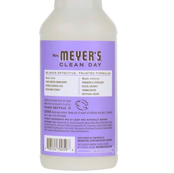 Mrs Meyers all purpose spray.  Lilac. NEW sealed - Picture 2 of 3